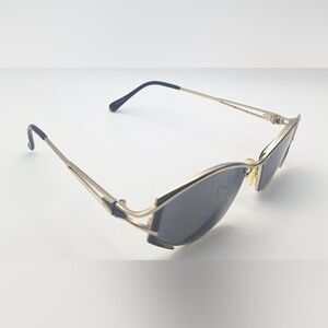 Eyewares Songstress Black Gold Oval Sunglasses Frames Only
